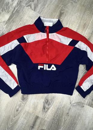 Стильная ветровка fila для девочки подростка размер xs