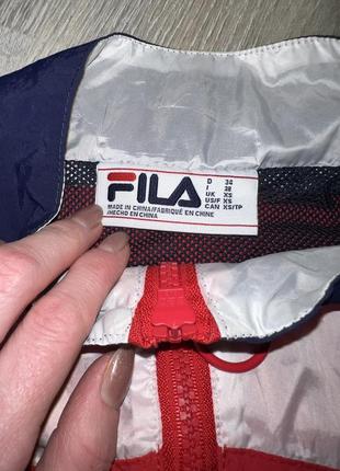 Стильная ветровка fila для девочки подростка размер xs2 фото