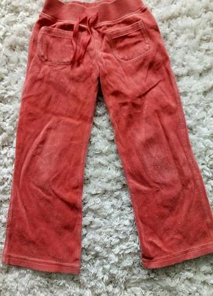Велюровые штанишки от marks&spenser