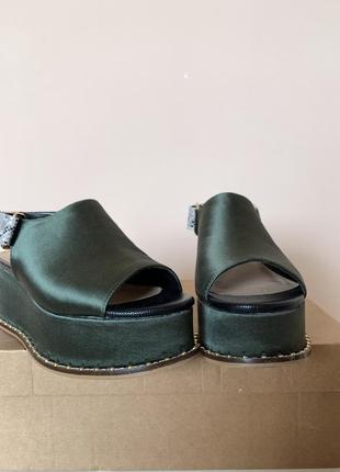 Kurt geiger оригинальные дизайнерские сандали на платформе8 фото