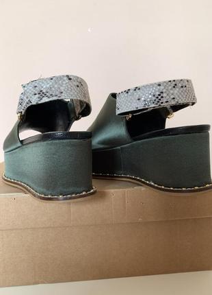 Kurt geiger оригинальные дизайнерские сандали на платформе9 фото