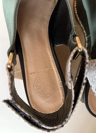 Kurt geiger оригинальные дизайнерские сандали на платформе6 фото