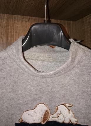 Кофта свитер джемпер тёплая для мальчика 5 - 6 лет, рост 116см7 фото