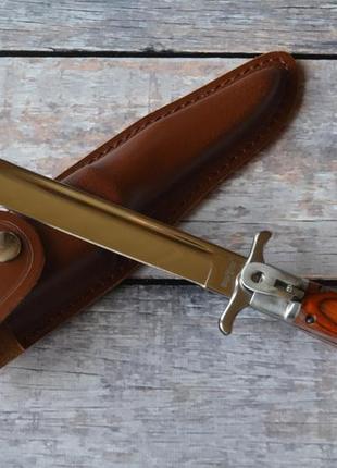 Штык нож, комплектуется удобными ножнами, отличный подарок коллекционеру3 фото