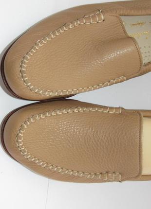Шикарні шкіряні туфлі мокасини італія t195 фото