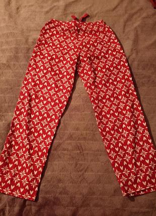 Штани піжамні новорічні "avon"2 фото