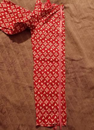 Штани піжамні новорічні "avon"6 фото