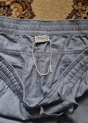 Фірмові англійські легкі жіночі лляні брюки avenue,розмір 18анг.4 фото