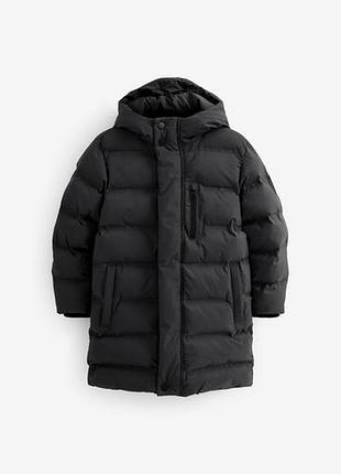 Довге пальто пуховик на флісовій підкладці next