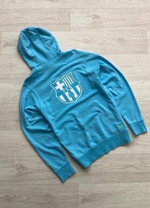 Шикарное худи nike barcelona tie dye nsw hoodie light blue4 фото