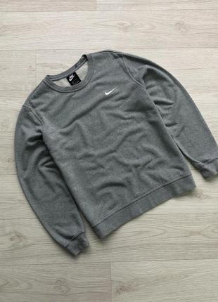 Базовый свитшот nike nsw swoosh club sweatshirt grey2 фото