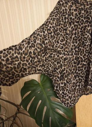 Блуза тигрова. на резинках манжети і по талії резинка. вільна.2 фото