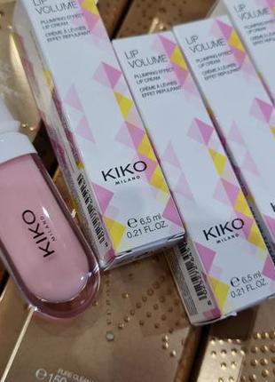 Увлажняющий блеск kiko milano volume