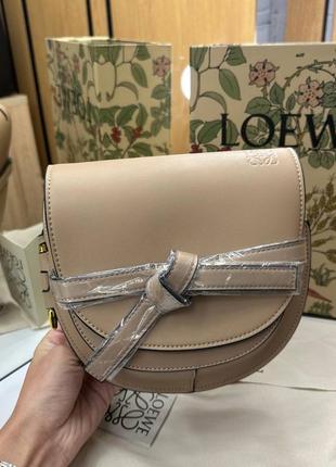 Женская сумочка loewe big gate dual beige люкс качество