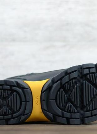 Чоловічі шкіряні зимові кросівки ecco, мужские зимние кроссовки на меху3 фото