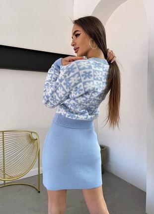 Женский костюм двуйка юбка кофта, теплый костюм,женский костюм двойка и кофта,костюм двойк...