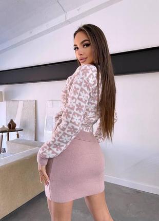 Женский костюм двуйка юбка кофта, теплый костюм,женский костюм двойка и кофта,костюм двойк...