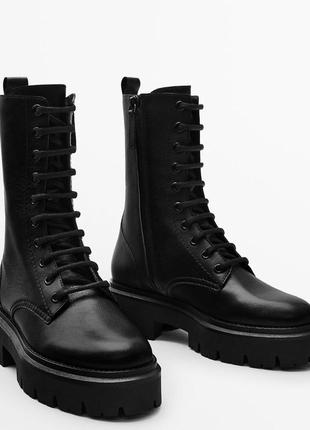 Женские боты massimo dutti
