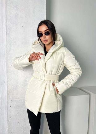 Женская тёплая зимняя короткая куртка,жіноча тепла зимова коротка куртка балонова6 фото