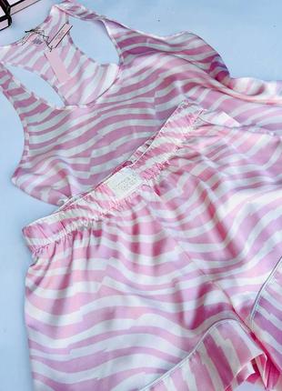 Сатиновая пижама victoria's secret виктория сикрет оригинал