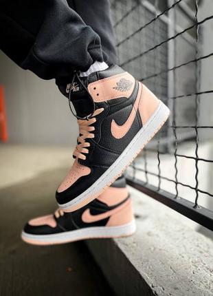 Кросівки nike air jordan 1 retro high og crimson tint