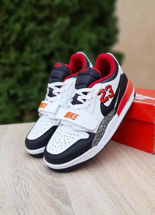 Nike air jordan legacy 312 low белые с черным кроссовки женские кожаные топ качество найк джордан осенние кожа кеды весенние демисезонные демисезонные высокие4 фото