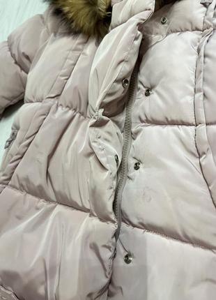 Зимняя куртка с натуральным мехом3 фото