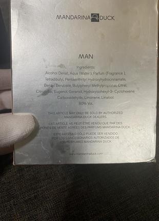 Mandarina duck man туалетна вода 100 мл, оригінал