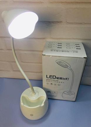 Портативная компактная яркая без проводная настольная лампа с сенсорным управлением 1016. лучшая цен