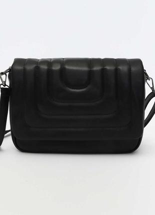 Женская сумка черная сумка стеганая сумка через плечо черный клатч через плечо кроссбоди2 фото