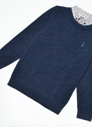 Темно-синий джемпер свитер next для мальчика 6 лет5 фото