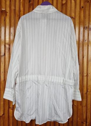 Удлиненная блуза, туника mango в полоску.