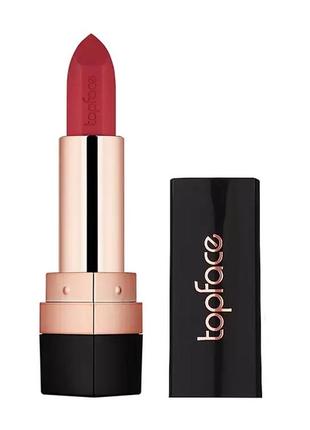 Помада для губ матова topface "instyle - matte lipstick" , 012 vermillion