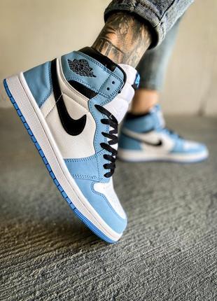 Кросівки nike air jordan 1 retro high tokyo bio hack oguniversity blue 5
