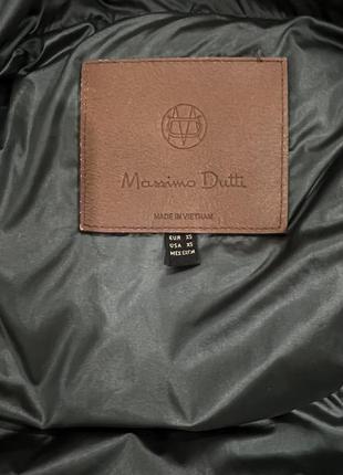 Куртка пуховик massimo dutti7 фото