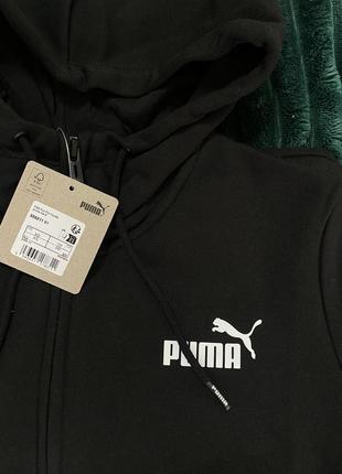 Толстовка essentials full-zip women’s hoodie puma10 фото