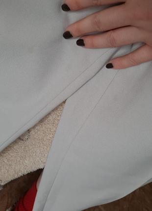 Штани сірі штани стрілка кльош від стегна широкі палацо8 фото