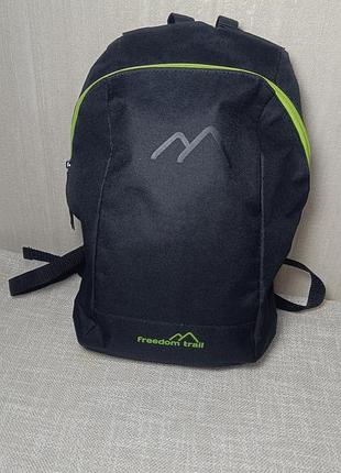 Фірмовий рюкзак freedom trail. спортивний рюкзак freedom trail. чорний рюкзак