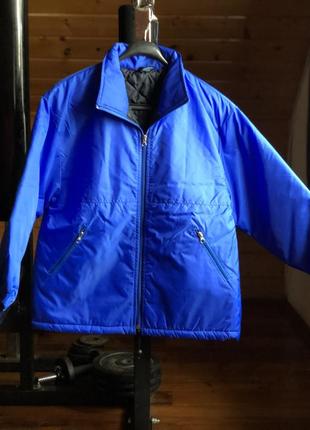 Синя куртка оверсайз великого розміру робоча форма хл ххл xl xxl 2xl