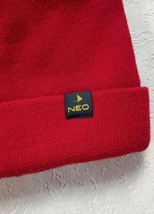 Червона шапка біні стійка nord neo.2 фото