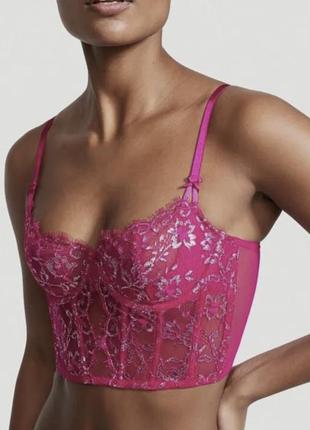 Топ victoria’s secret wicked shimmer lace corset top