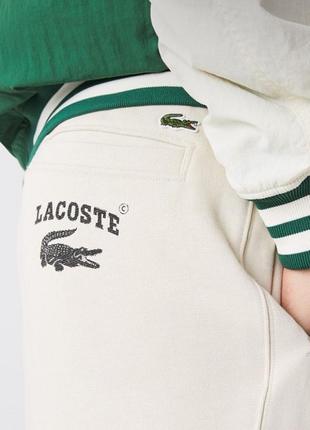 Оригинальные унисекс штаны lacoste live «photographic logo»5 фото