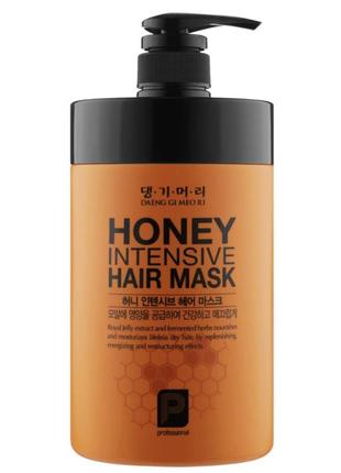 Тенги море маска медовadaeng gi meo ri honey intensive hair mask 1000 мл