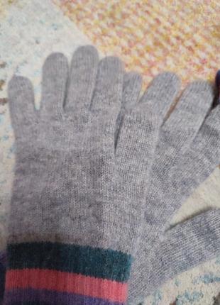 Шерстяные шарф и перчатки woolovers2 фото