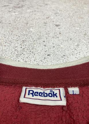 Винтажный свитшот reebok vintage 90s с большим логотипом3 фото