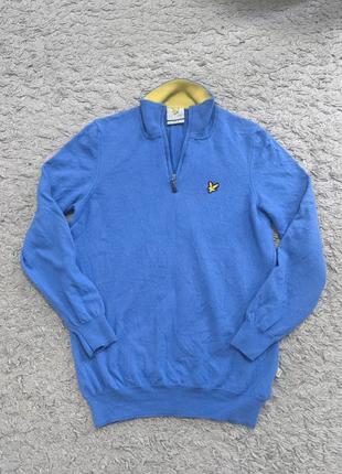 Шерстяная кофта lyle &amp; scott, size m(на s/xs)2 фото