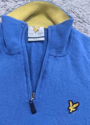 Шерстяная кофта lyle &amp; scott, size m(на s/xs)3 фото