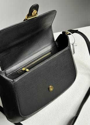 Классическая черная кожаная сумочка от pinko4 фото
