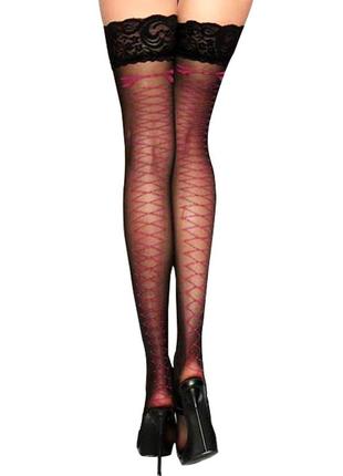 Капронові панчохи з візерунком 1101