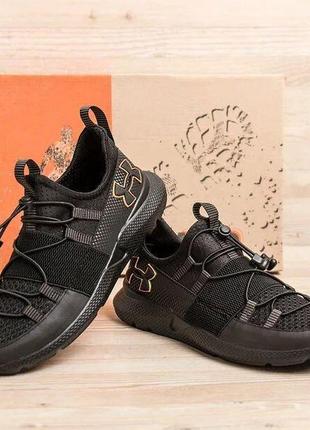 Літні чоловічі кросівки сітка under armour Short (андер армор) чорні на літо *бет ч/бр сетка*4 фото